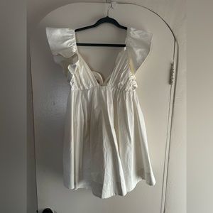 Brand new for love and lemons white mini dress